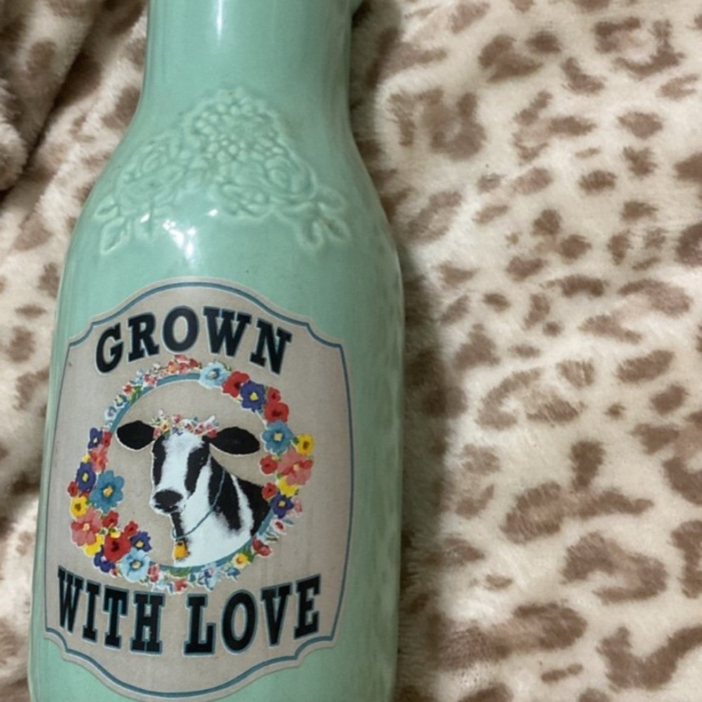 Pioneer Woman Milk Bottle